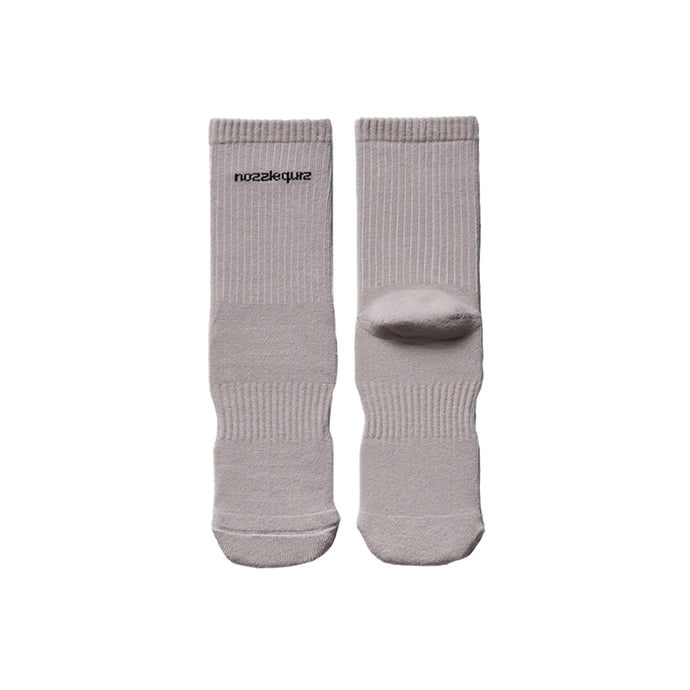 NOZZLE QUIZ Essential Vol.2 Casual Socks (Grey)