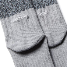 Load image into Gallery viewer, NOZZLE QUIZ Melange Parallel Socks (Hybrid Grey)
